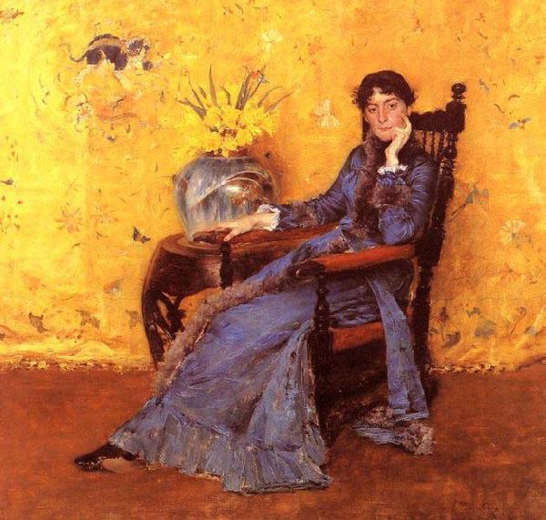 William Merritt Chase Portrait of Miss Dora Wheeler oil painting image